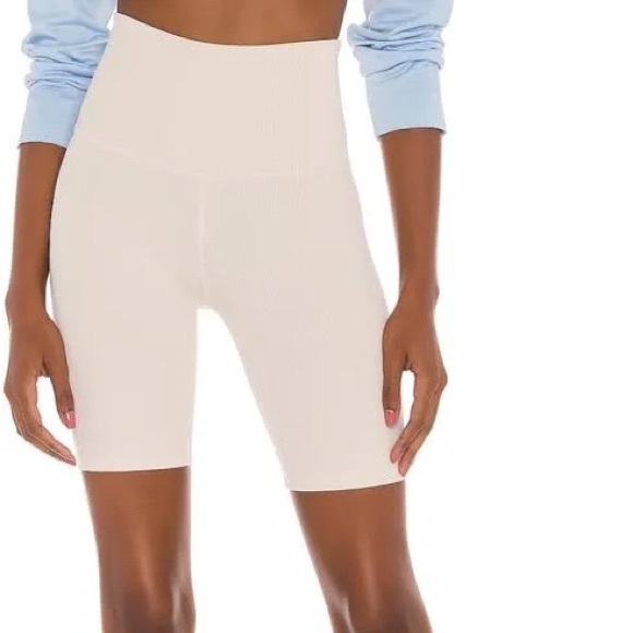 Beyond Yoga Pants - Beyond Yoga Cream Buttery Soft Biker Short Size Small